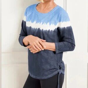 T by Talbots Tie Dye Sweatshirt, Size M, Like New